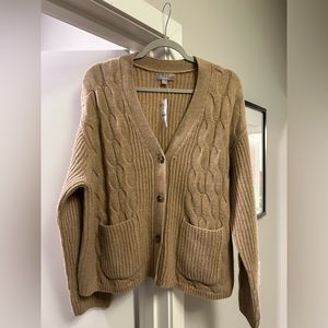 Women’s Jcrew 100% cashmere cardigan, size L